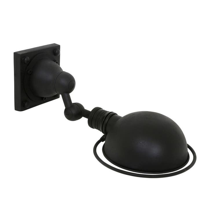 Leeslamp Canberra Antiek Zwart Binnenverlichting Wandlampen, Huis en Inrichting, Lampen | Wandlampen, Verzenden