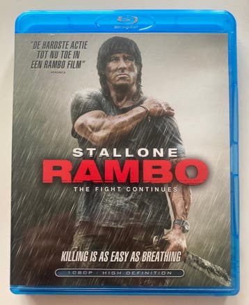 RAMBO (BLURAY), Verzenden, Gebruikt