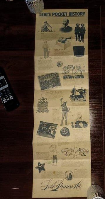 Anonymous - Levi Strauss & Co. - Levis Pocket History -, Antiek en Kunst