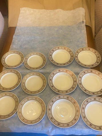 Vohenstrauss - Tafelservies voor 6 (12) - Porselein,, Antiek en Kunst
