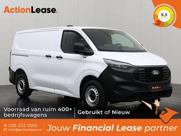 Ford Transit Custom Bestelbus L1 H1 2024 Diesel, Auto's, Ford, Zwart, Wit, Nieuw, Transit