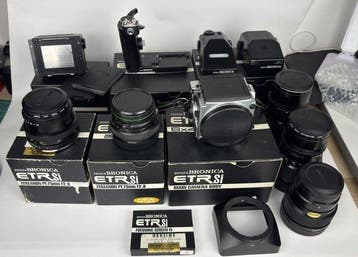 Zenza Bronica ETRSi + 5 obiettivi + acc. |, Nieuw