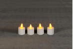 LED-theelichten met afstandsbediening | Wit | Ø 3,8 cm | H 5, Ophalen of Verzenden, Zo goed als nieuw