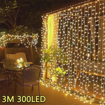 3M LED Gordijn Lichtjes - Sprookjesachtige USB Feestverlicht, Verzenden, Nieuw