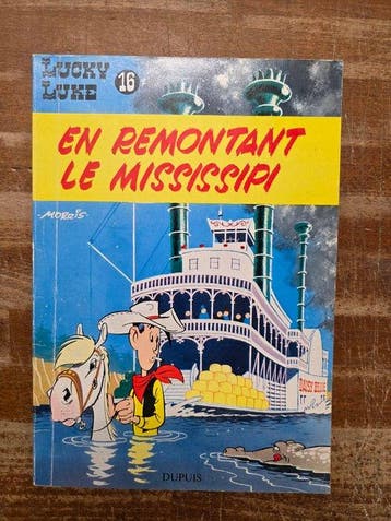 Lucky Luke T16 - En Remontant le Mississippi - B - 1 Album -, Nieuw
