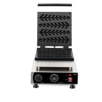 Combisteel Wafelijzer | 4x Dennenboom Lolly | 1.75kw | 305x4, Ophalen of Verzenden, Nieuw in verpakking