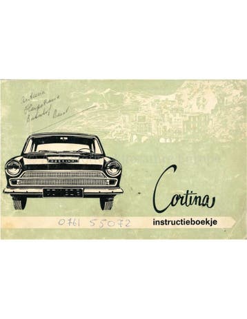 1966 FORD CORTINA INSTRUCTIEBOEKJE NEDERLANDS, Auto diversen, Handleidingen en Instructieboekjes