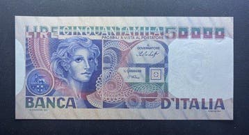 Italië. - 50 000 Lire - 1978 - Gigante BI 79C; Pick 107a, Postzegels en Munten