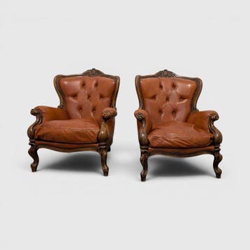 Fauteuil (2) - Leder