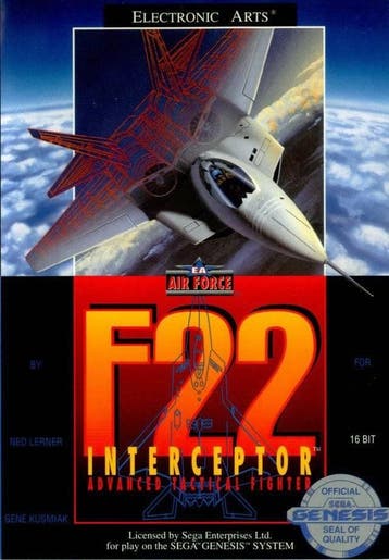 F-22 Interceptor (Sega MegaDrive), Verzenden, Gebruikt