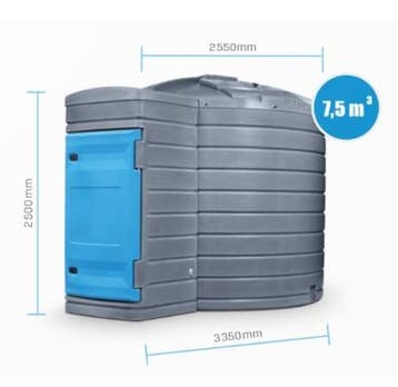 7.500 liter opslagtank voor AdBlue® met 230 Volt pomp, d..., Nieuw