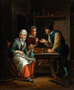 David Teniers II (1610-1690)(XX Follower) - Herberg Tafereel