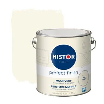 Histor Perfect Finish Muurverf Mat - RAL 9001 - 2,5 liter, Overige kleuren, Nieuw, Ophalen of Verzenden, Verf