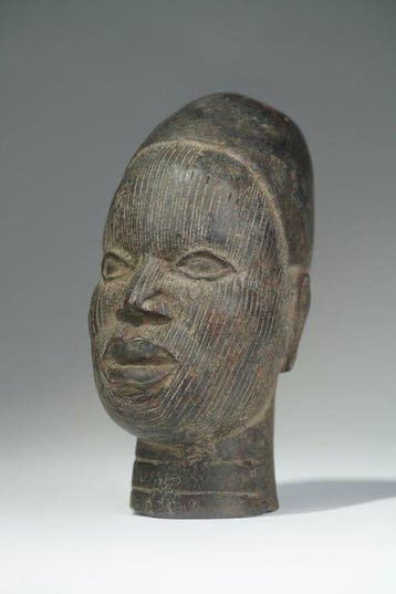 Een bronzen hoofd - Ife - Nigeria