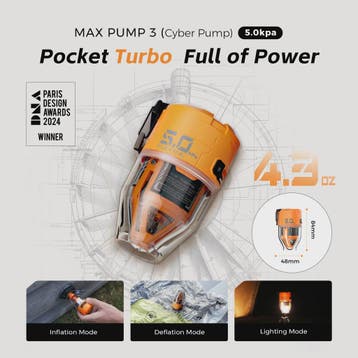 FLEXTAIL MAX PUMP 3: Draagbare Elektrische Luchtpomp met 3-s, Verzenden, Nieuw