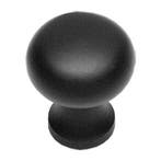 Intersteel knop smeedijzer paddenstoel zwart 25 mm, Verzenden, Nieuw