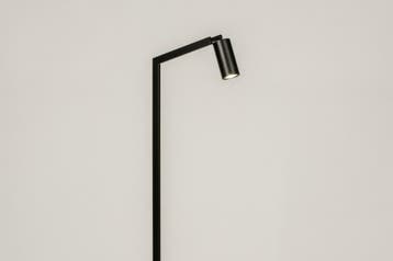Rietveld Vloerlampen - Zwart - Metaal, Huis en Inrichting, Lampen | Vloerlampen, Verzenden, Nieuw