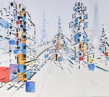 Jean Pierre Collin (1935-2025) - Paris - Tour Eiffel -