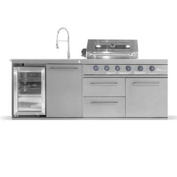 GORILLER | Buitenkeuken | BBQ | Koelkast | Spoelbak | Kraan, Verzenden, Nieuw, Goriller, Gas