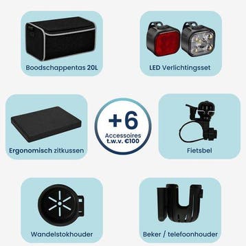 2dekans | TrueSafe Rollator lichtgewicht en opvouwbaar (6,9, Diversen, Ophalen of Verzenden, Zo goed als nieuw