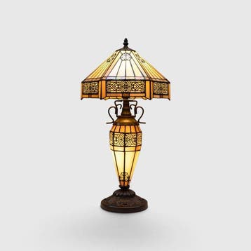 Lamp - Tiffany style - Glas-in-lood