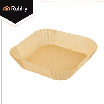 Ruhhy Airfryer papieren inserts 100 stuks 16 x 16 cm, Ophalen of Verzenden, Nieuw