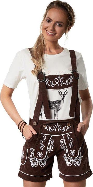 2dekans | Dressforfun Lederhose Weißensee XXL -, Dressforfun, Ophalen of Verzenden, Zo goed als nieuw