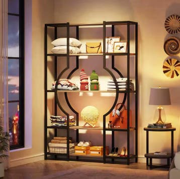 Stellingkast – 5-Laags Boekenkast – Vintage Houten Kast, Huis en Inrichting, Verzenden, Nieuw