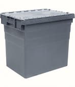 Distributiebak, 600x400x516 mm, euronorm, grijs kunststof,, Doe-het-zelf en Verbouw, Kratten en Dozen, 40 tot 60 cm, 50 tot 75 cm