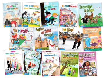 Pakket Leesserie Estafette Groep 4 (14 Titels) |  | Nieuw, Ophalen of Verzenden, Nieuw