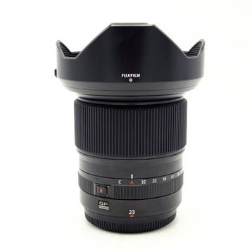Fujifilm GF 23mm F4 R LM WR (Occasion) + 1 jaar Garantie, Fujifilm, Lensdoppen, Zo goed als nieuw, Groothoeklens