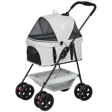 TRUUSK 3-in-1 Hondenbuggy en Kattenwagen - Opvouwbaar met Dr, Verzenden, Nieuw