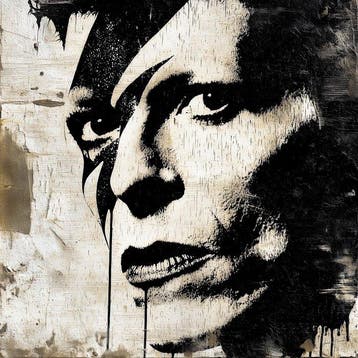 David Law (1967) - David Bowie (Pochoir)