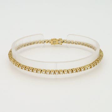 Armband - 18 karaat Geel goud Diamant (Natuurlijk), Nieuw