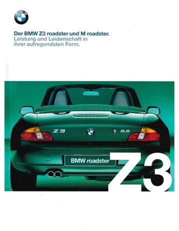 1999 BMW Z3 ROADSTER| M ROADSTERR BROCHURE DUITS, Boeken, Nieuw, BMW, Author