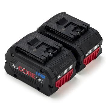 Starterset: 2x Bosch ProCORE 18 V / 1600A016GK, origineel, Verzenden, Nieuw