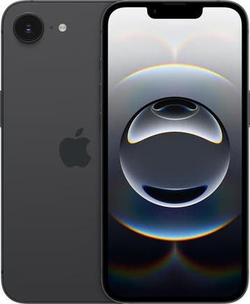 Apple iPhone 16e 128GB Zwart met GARANTIE & verzending, Ophalen of Verzenden, Nieuw, Zwart