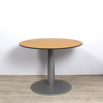 Ahrend vergadertafel, Ø120cm, beuken-aluminium, Overige plaatsen, Ophalen of Verzenden, Gebruikt, Kast
