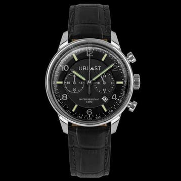 Ublast - Elegant Chronograph - REF. UBELCH40BK - Heren -, Nieuw