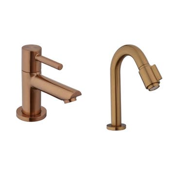 Fonteinset BWS Solid Surface Met Handdoekhouder Rechts Wit, Ophalen of Verzenden, Nieuw
