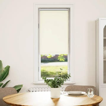 vidaXL Rolgordijn verduisterend 60x130 cm stofbreedte, Verzenden, Nieuw, Wit
