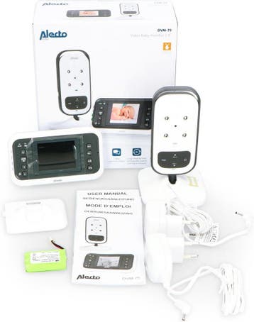 Alecto DVM-75 - Babyfoon met camera - Temperatuurweergave -, Verzenden, Zo goed als nieuw