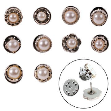 Fako Bijoux - Pin Broche Mini - Steek Pin Knopen Set - 10, Verzenden, Nieuw