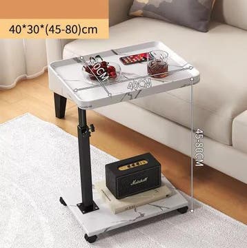Overbed tafel met wielen – verstelbaar laptopbureau, Verzenden, Nieuw