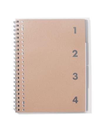 HEMA Collegeblok 4-in-1 A4 gelinieerd, Verzenden, Nieuw