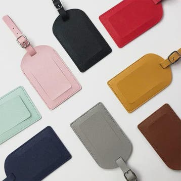 Stijlvol PU Leder Bagagelabel - Kofferlabel voor Dames & Her, Verzenden, Nieuw