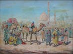 Charles Wolfert (1900- ) - North African Market Place
