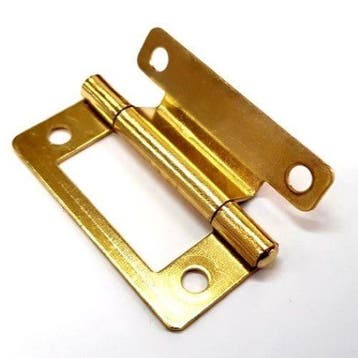 Scharnier geknikt universeel 50mm (per 4 stuks) - messing, Caravans en Kamperen, Camper-accessoires, Ophalen of Verzenden, Nieuw
