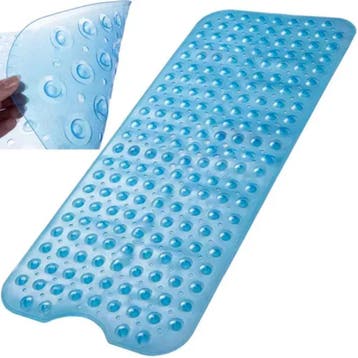 Ruhhy Antislip Badmat 100x40 cm - Blauw, Veilig en Comfor..., Ophalen of Verzenden, Nieuw