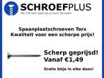 Spaanplaat schroeven Torx - Scherp Geprijsd!, Nieuw, Schroeven